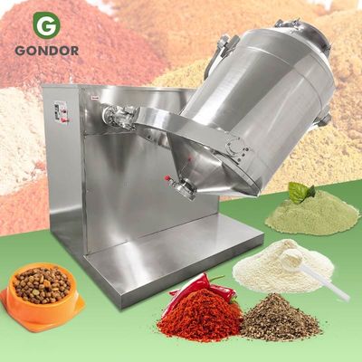 Small Multi-direction Movement Seasoning Multi Ingredient Granule Powder Whey Protein 3D Mix Spice Machine