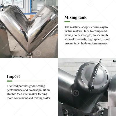 Full Auto Food Lab Milk Chemical Protein Dry Chemical Spice New Generation Powder Mix Machine Equipment