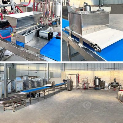 Small Automatic Marshmallow Cotton Extruder Depositor Machine New Condition for Candy Production Line