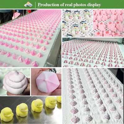 Small Automatic Marshmallow Cotton Extruder Depositor Machine New Condition for Candy Production Line