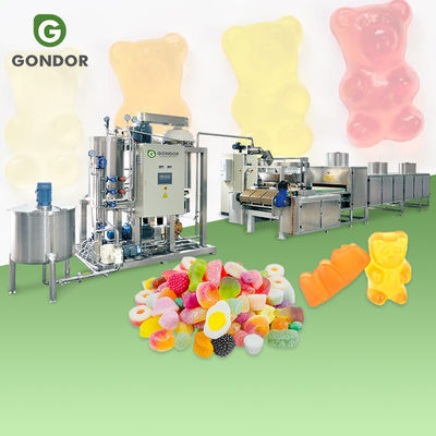 Gummy Bear Deposit Production Hard Jelly Candy Make Machine Maquina Para Hacer Gomitas Bonbon Product Line