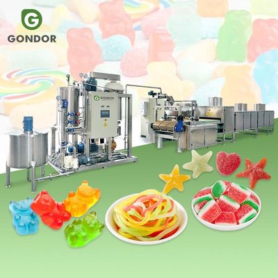 Automatic Gummy Forming Soft Small Scale Candy Make Machine Maquina De Gomitas De Fabrication De Bonbons
