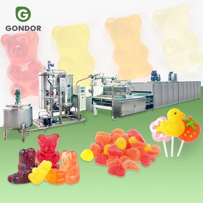 Industrial Fully Automatic Gummies Eye Gummy Candy Making Machine New Condition Complete Jelly Eyeball Candy Line