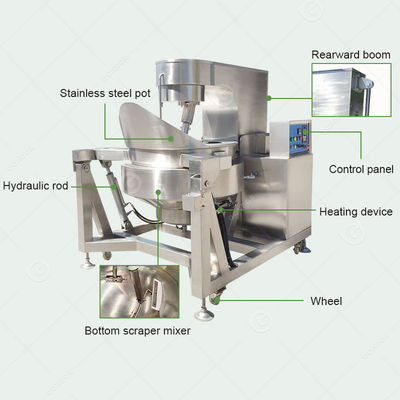 Automatic Electric Industrial Pop Corn Maker Kettle Commercial a Caramel Gas Operated Popcorn Make Machine