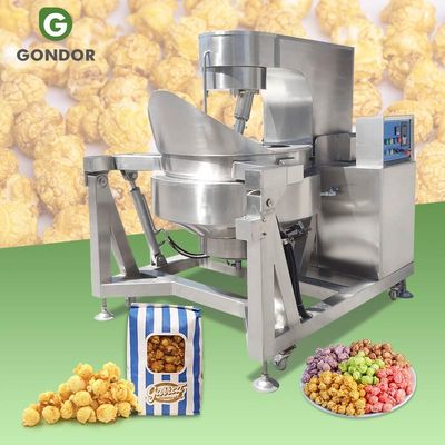 Pop Corn Gold Medal Professionnel Air Popper Large New Gas Caramel Mixer Big Popcorn Machine for Popcorn