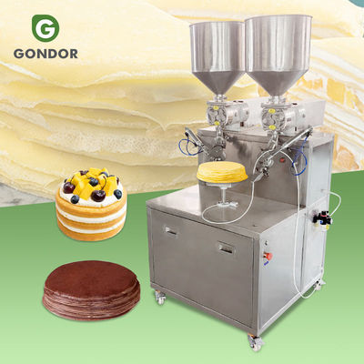 Spread Cream Crepe Pneumatic Cover Butter Smear Make Machinary Layer Cake Decorate Machine and Henan