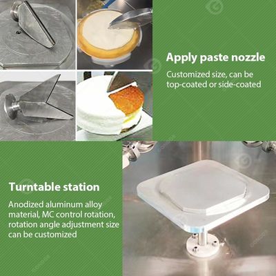 Mango Smear Daubing Egg Scribble Cream Battering Distribution Spreading Cake Decorate Automatic Machine