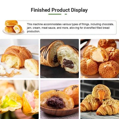 Croissant Macha Auto Jam Bread Injector Donut Automated Cheese Cream Puff Fill Inject Chocolate Machine