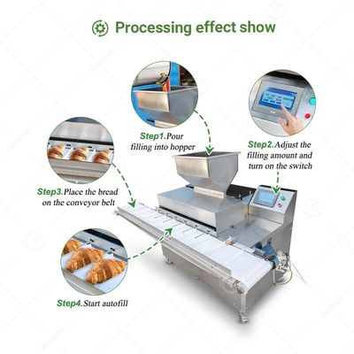 Bread Fill Machine Filler Biscuit Inject Donuts Croissant Manual with Cream