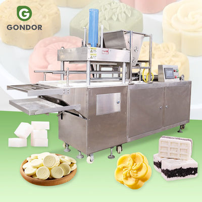 Automatic Cloud Slice Forming Sugar Cube Rice Powder Polvoron Mung Bean Cake Make Molder Briquetting Machine