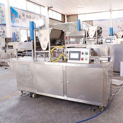 Automatic Cloud Slice Forming Sugar Cube Rice Powder Polvoron Mung Bean Cake Make Molder Briquetting Machine