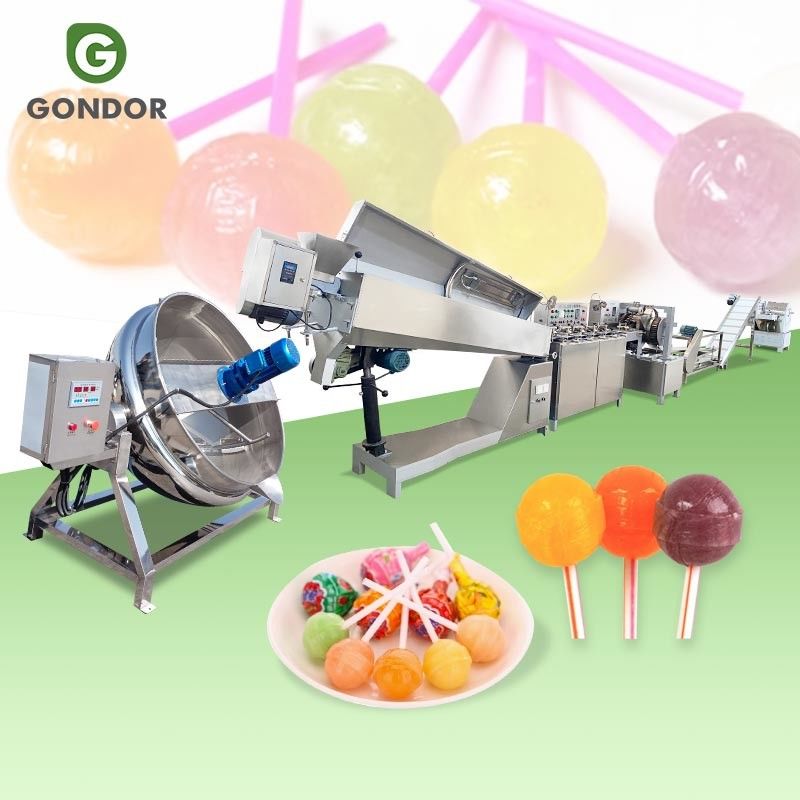 Small Flat Lollypop Bonbon Hard Candy Lollipop Making Machine New Condition Affordably Priced
