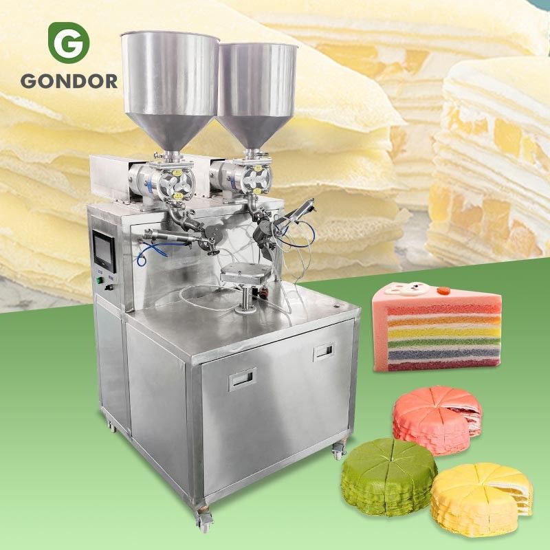Automatic Frost Sprinkles Decorate Mousse Smear Dessert Egg Daubing Layer Cake Icing Creamy Machine
