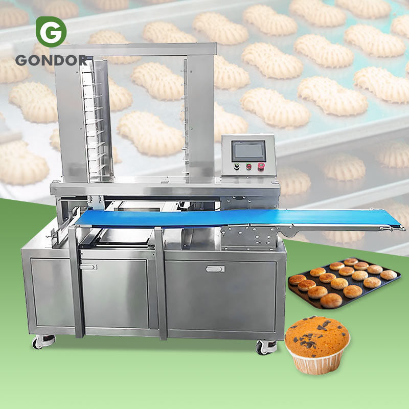 Baked Food Cookie Bakery Mochi Bake Maamoul Mooncake Pastry Aligning Tray Arrange Machine on Bakery for Food